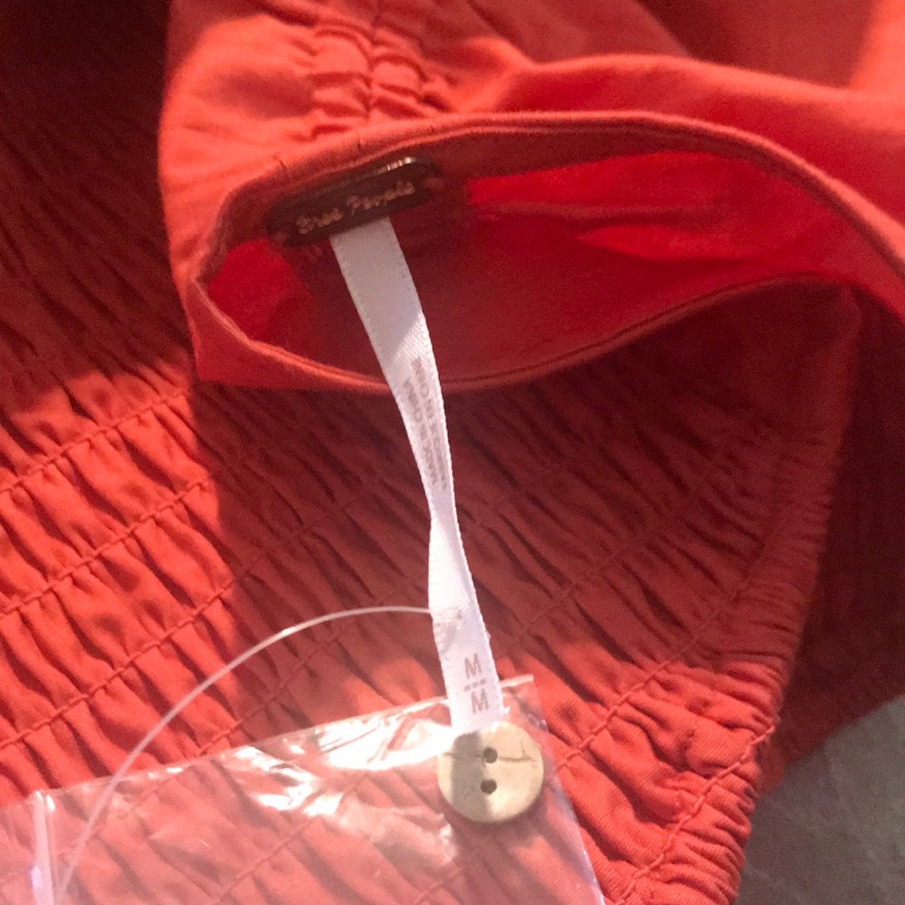 FREE PEOPLE RED RUST HALTER - Picture 5 of 5